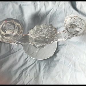 Vintage lead crystal candelabra